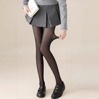 High-Waist Deep-Crotch Seamless Tights 25D (3 Pairs)
