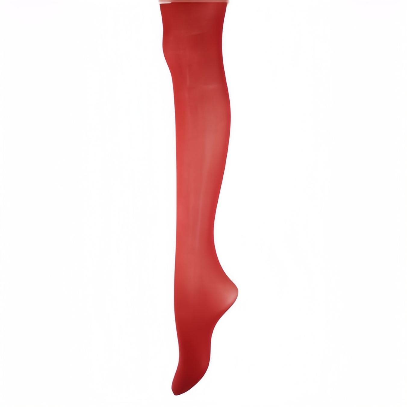 Christmas New Year Special High-Waist Deep-Crotch Seamless Red Tights 25D