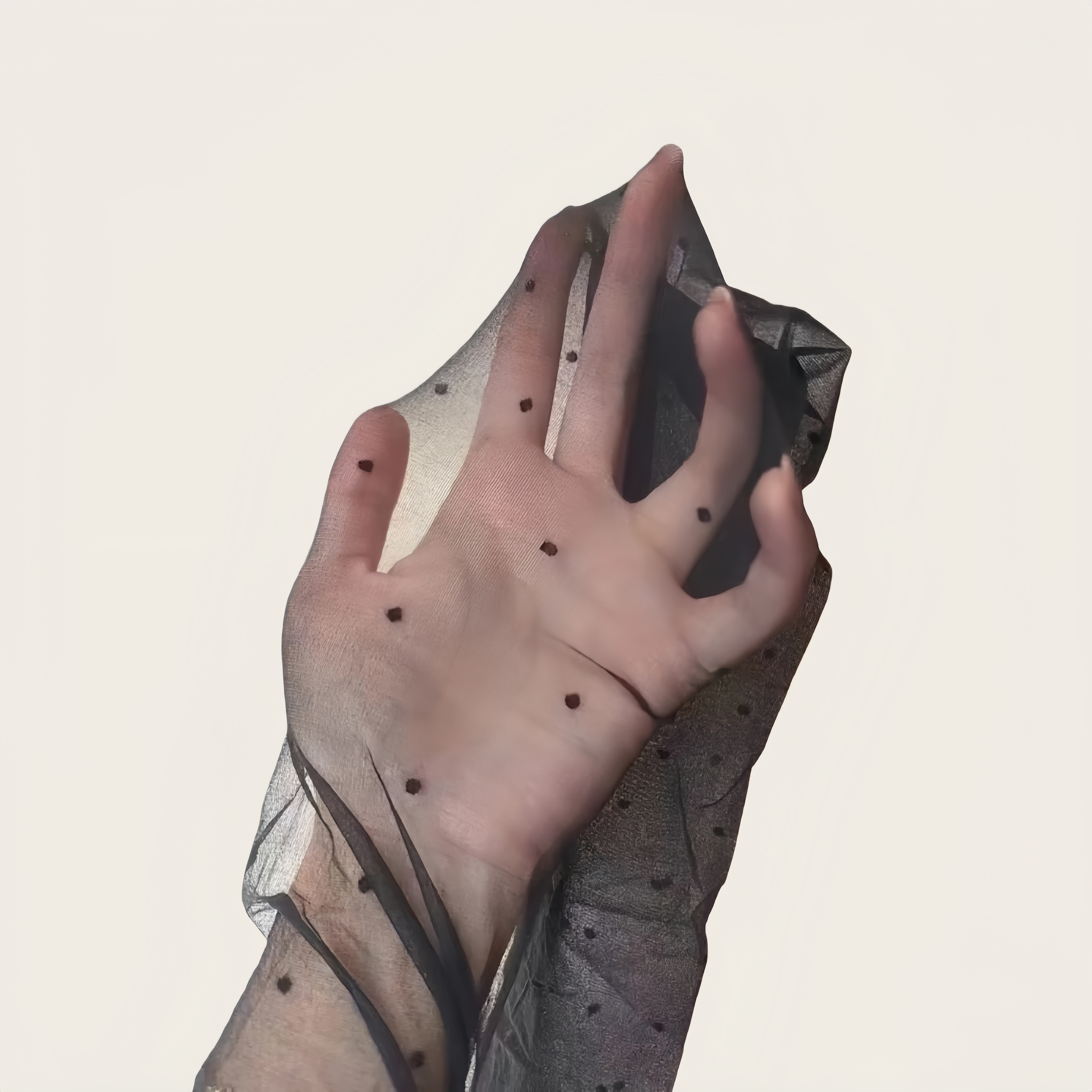 Close-up of fine nylon spandex fabric with high-density weave, soft and durable sheer tights material showing smooth and breathable texture.